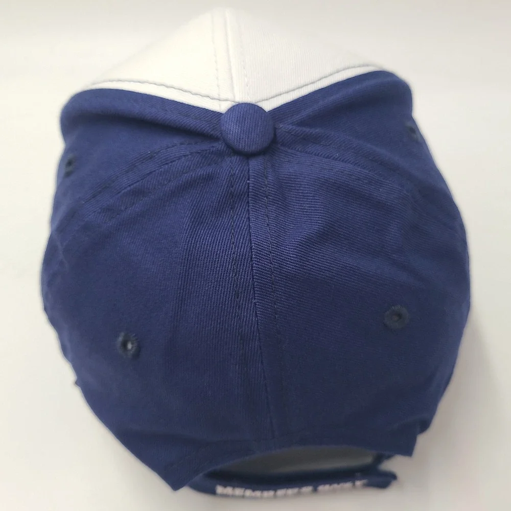 NHRA Hat Adjustable White Blue Top Eliminator Club 2023 Drag Racing USA Flag Men